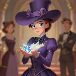 hatty hattington battleblock theater, cinematic, its a secret, holding a gems, elegant, highly detailed, digital painting, artstation, smooth, hard focus, illustration, art by jessica rossier and and brian froud
