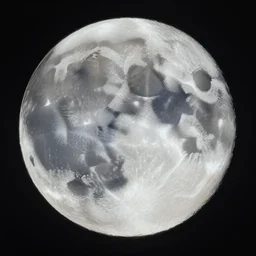 the Moon in the sky with a creepy face in the style of John Kenn Mortensen, realistic painting, high definition, digital art, matte painting, very detailed, realistic