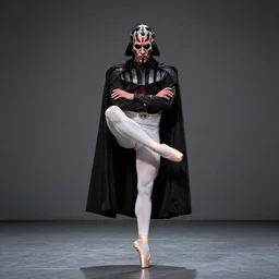 darth maul as a grumpy ballerina