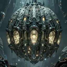 eerie glowing alien hive, ultra detailed concept art, 8k