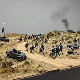 civil war diorama