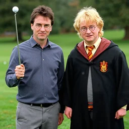 gandolf mixed with dumbledore from harry potter