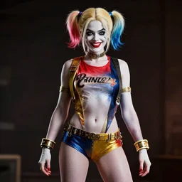 full body pose, photograph of harley quinn in a swimsuit, dim volumetric lighting, 8 k, octane beautifully detailed render, extremely hyper detailed, intricate, epic composition, cinematic lighting, masterpiece, very very detailed, stunning, hdr, smooth, sharp focus, high resolution, award, winning photo, dslr, 5 0 mm