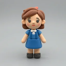 Tina Belcher figure Made of clay