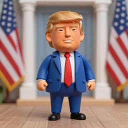 donald trump claymation