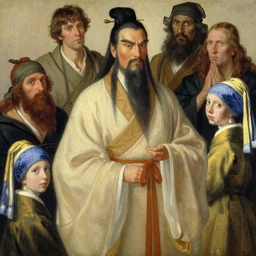 a handsome ancient chinese taoist priest with long beard, character design, painting by gaston bussiere, katsuya terada, nc wyeth, greg rutkowski, craig mullins, vermeer, frank frazetta, mucha, trending on artstation, jeffery catherine jones