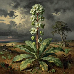 ceropegia woodii scientific illustration by ernst haeckel