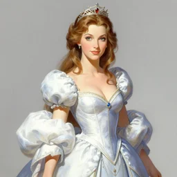 jennifer connelly as a princess by frank frazetta