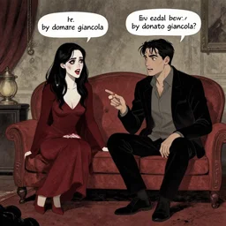 vampire roommate, by donato giancola, and berthold woltze.