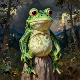 frog kigurumi on female by james ensor