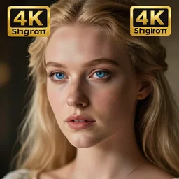 portrait of beautiful princess. perfect face. blonde hair. blue eyes. shy. stunning. gorgeous. 4 k. highly detailed. jaw dropping. surrunding cinematic lighting. dramatic light. accent lighting. award winning photography.