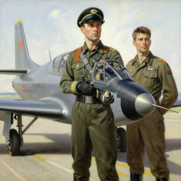 fighter pilot, highly detailed painting by gaston bussiere, craig mullins, j. c. leyendecker 8 k