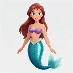 cartoon female character inspired by mermaid and, elsa from frozen artwork by artgem lau, wlop and rossdraws, anatomically correct, smooth, clean detailed, sharped focus, symmetrical, perfect composition, illustration, extremely coherent, detailed body, colorful