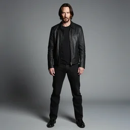 full - body portrait of keanu reeves