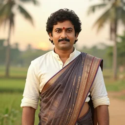 a portrait of a character in a scenic environment by ranganath krishnamani