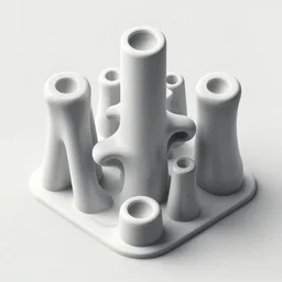 microscopic life architecture, m. c. escher