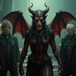 the demon, film still from the movie directed by denis villeneuve and david cronenberg with art direction by bernie wrightson, tim hildebrandt and tim white, photorealistic!!!!!!!