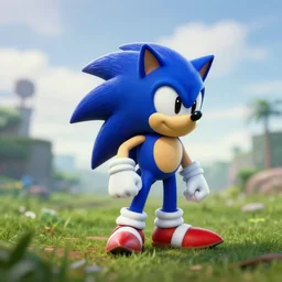 professional photo of landscape similar to classic first level of sonic, by discovery magazine, real life, photorealistic, soft focus, long exposure