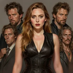 muscled Elizabeth Olsen   as a ruggedly handsome heroine, intricate, elegant, highly detailed, centered, digital painting, artstation, concept art, smooth, sharp focus, illustration, art by artgerm and donato giancola and Joseph Christian Leyendecker, Ross Tran, WLOP