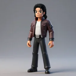 3 d model of michael jackson, cinema 4 d render, ultra detailed, by raf grassetti, 3 d character model