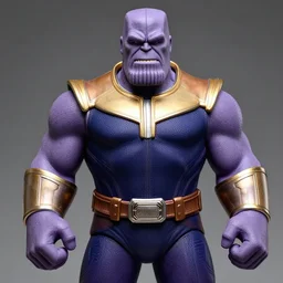 photo of thanos ( marvel ) as a ventriloquist dummy. hq