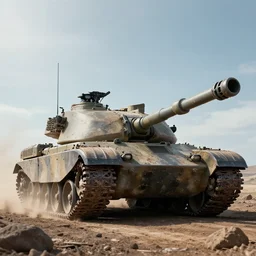 wide shot, hyper photo realistic gritty massive modern tank battle from a ground level view, octane render,