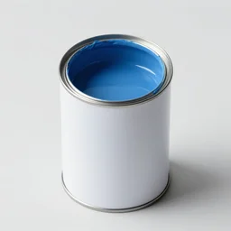 can of paint, minimal, modern, solid colors, mix