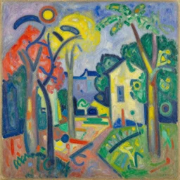 a highly detailed painting by robert delaunay