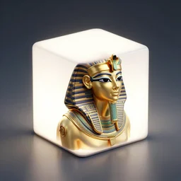 symmetry!! egyptian goddess of technology, solid cube of light, hard edges, product render retro - futuristic poster scifi, lasers and neon circuits, beautiful brown skin woman egyptian goddess, intricate, elegant, highly detailed, digital painting, artstation, concept art, smooth, sharp focus, illustration, dreamlike, art by artgerm