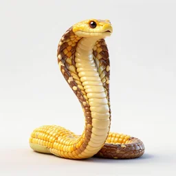 a cobra made of corn, 8 k, fantastic beast