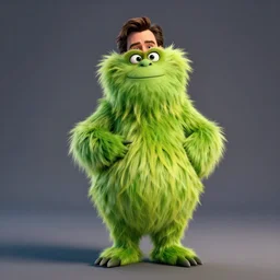 jim carrey in the lorax as the lorax movie still, cinematic lighting, ray tracing, octane render, long lens, shallow depth of field, bokeh, anamorphic lens flare, 8 k, hyper detailed, 3 5 mm film grain