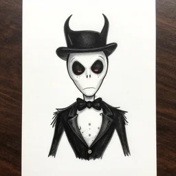 drawing tim burton  tattoo