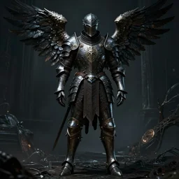 winged hussar armor suit humanoid character sheet, elden ring themed dark sf, intricate artwork masterpiece, ominous, dramatic horror cinematic lighting, volumetric 8 k, by josan gonzalez, alexey egorov, kilian eng, trending on cgsociety, octane render, 8 k