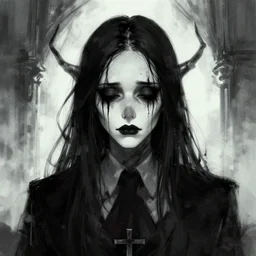 visualize madness and genius, digital illustration, tragic