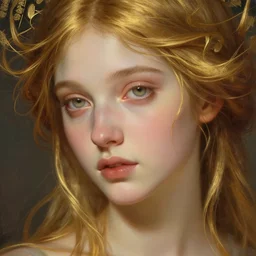 neoclassical emotional portrait of gaea goddess with thin gold tendrils, intricate, elegant, highly detailed, wonderful eyes, sweet, digital painting, artstation, concept art, smooth, sharp focus, illustration, art by artgerm and greg rutkowski and alphonse mucha and william - adolphe bouguereau