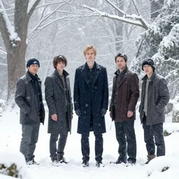 the secret garden under heavy snow. andreas achenbach, artgerm, mikko lagerstedt, zack snyder, tokujin yoshioka
