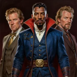 a highly detailed digital african painting of stephen strange, by james gurney, greg rutkowski, by craig mullins