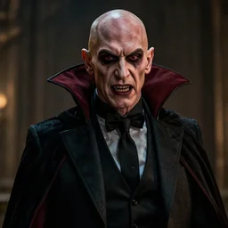 jeff bezos as a scary vampire monster, photorealistic, cinematic lighting, highly detailed, very intricate, by guillermo del toro