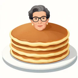 a ruth bader ginsburg pancake