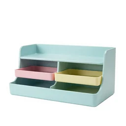 pastel desk organizer, 8k product photo, isolated on a pure white background, centered, entire object in frame, sharp focus, soft studio lighting
