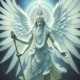 ethereal glowing white hindu angel dmt deity, tribal repeating patterns, tim hildebrandt, wayne barlowe, bruce pennington, donato giancola, trending on artstation, cinematic composition, beautiful lighting, hyper detailed, 8 k, oil on canvas