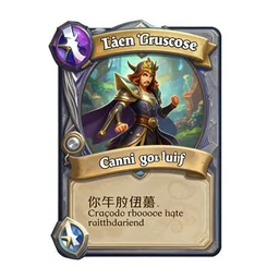 screenshot of a fantasy card game
