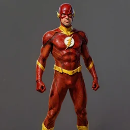 Steve Harvey as The Flash, digital painting, highly detailed, fully body