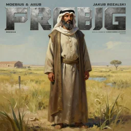 a beautiful painting of the last of the marsh arabs, by moebius and jakub rozalski, unreal engine 5, character concept art, matte painting, heavy metal magazine, trending on artstation