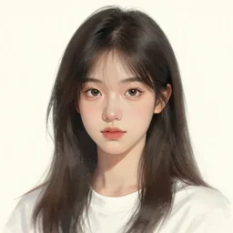 portrait of a girl in style of sam yang, samdoesarts