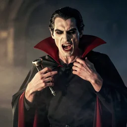 Vampire scared from the sunlight