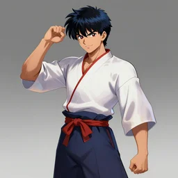 Ranma hyperrealistic digital art trending on artstation bye Nestor Leynes