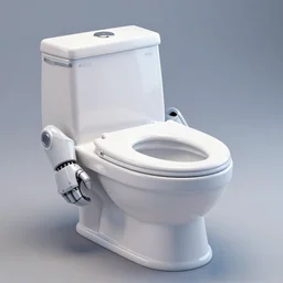 oversized giant anthropomorphic hi tech knight toilet bowl!!!