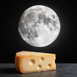 the moon is made of cheese