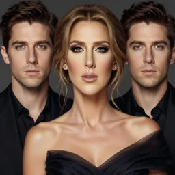 of a neo classical painting of celine dion, professionally retouched, soft lighting, realistic, smooth face, full body shot, torso, dress, perfect eyes, wide angle, sharp focus on eyes, 8 k high definition, insanely detailed, intricate, elegant, art by artgerm and jason chan and mark litvokin.